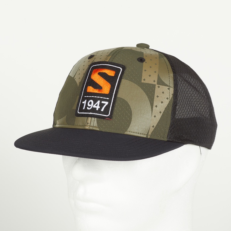 "SALOMON" CAP TRUCKER FLAT CAP